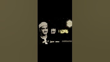 سورة البقرة بصوت القارئ محمد صديق المنشاوي ❤️🩹🥹 #الحمدلله #سورة_البقرة