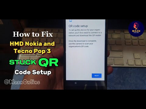 How to Fix HMD Nokia and Tecno Pop 3 STUCK at QR Code Setup || Pattern Unlock || FRP