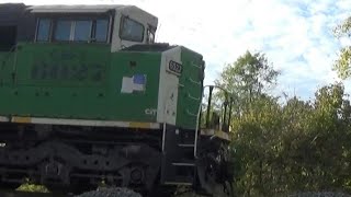 CBFX 6027 leads NS 60A on the CNO&TP