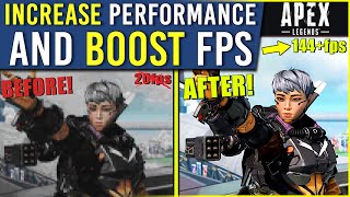 APEX LEGENDS Guide: How to BOOST FPS and Optimise Performance (Fix LAG & Stutters)