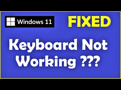 Keyboard Not Working in Windows 11  How to Fix Keyboard Not Detecting Problem