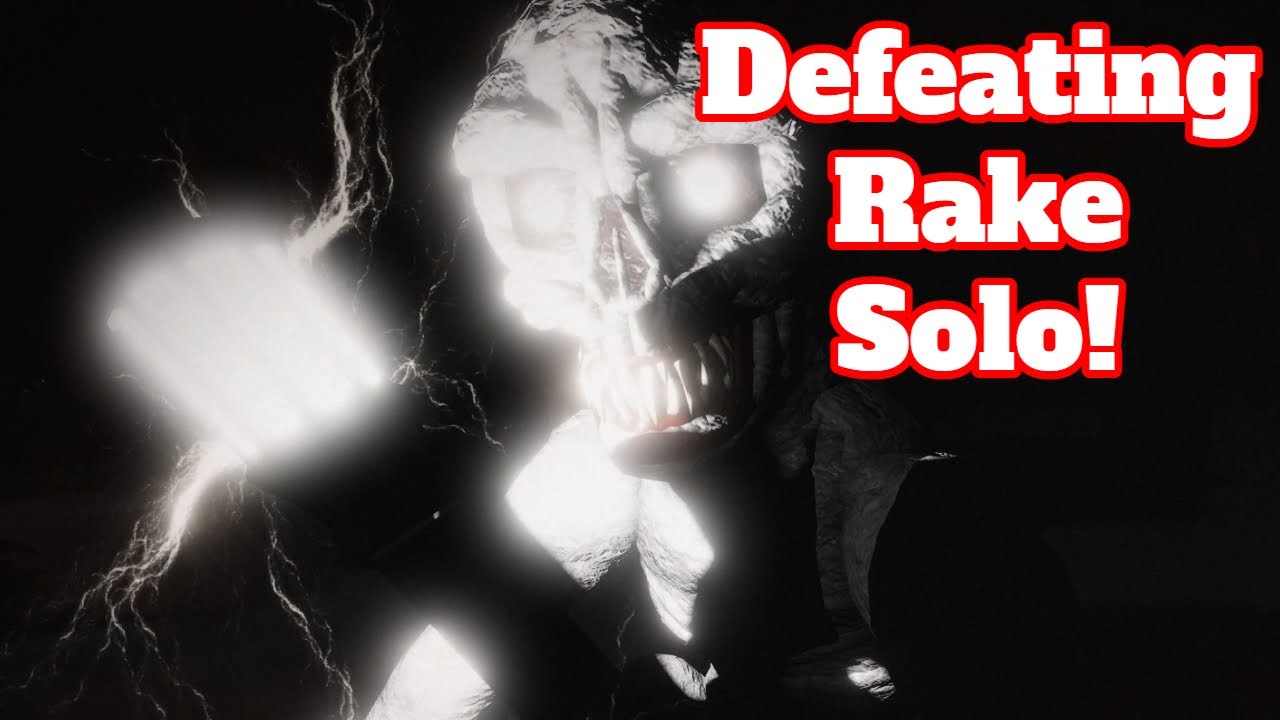 Defeating Rake - The Rake Remastered (Roblox) 