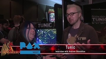 PAX West 2017 - Tunic Interview with Andrew Shouldice
