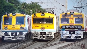 Different Types EMU Local Trains Spotting at Duan & Deulti Station | South Eastern Railways