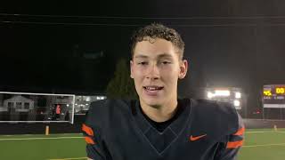 Player interviews after Washougal’s 45-8 non-league football win
