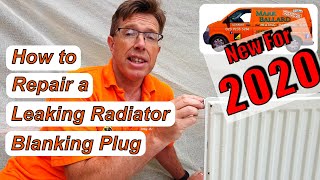 How To Repair a Radiator Blanking Plug