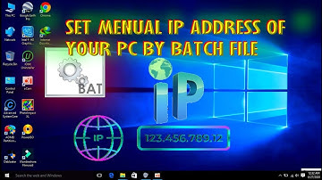 NETSH CMD, SET STATIC IP ADDRESS, DNS, BAT FILE