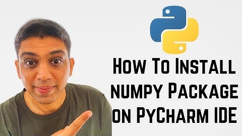 How To Install numpy Package on PyCharm IDE
