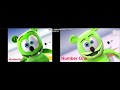 Youtube Thumbnail The Gummibär Song Number One Original VS HD Version (Old VS New)