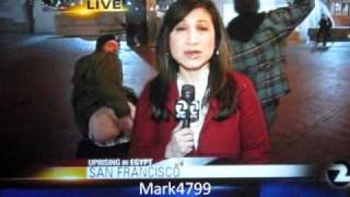 Live TV Fail... Newscaster gets mooned! by Mark4799 4,505 views 13 years ago 23 seconds