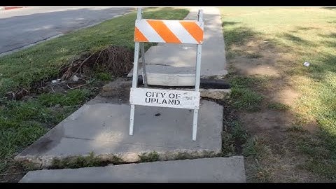 30 Second Video with Infrastructure Scenes from Around The City of Upland