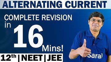 Alternating Current Class 12 One Shot for NEET Formulae and Concept