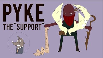 Pyke the "support" - PYKE NEW CHAMPION ANIMATION [League of Legends]