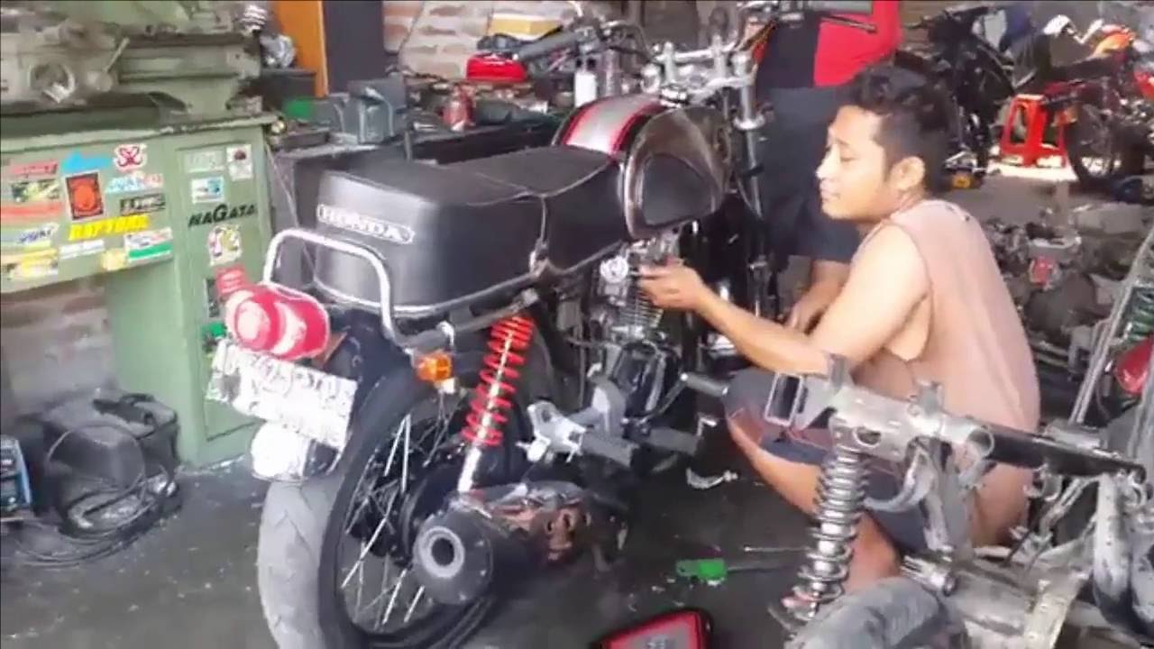 MantabModifikasi Motor Tua Honda CB Tehnik Setting Karburator