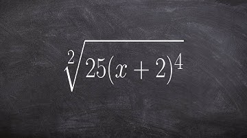 Simplifying the root of the product of an expression