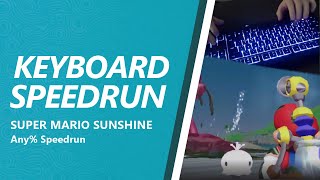 Super Mario Sunshine - Any% Speedrun with a keyboard