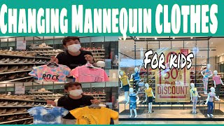 CHANGING MANNEQUIN CLOTHES | HOW TO CHANGES MANNEQUIN CLOTHES (MOCK UP )