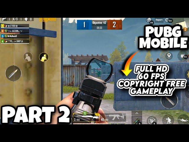 Pubg Mobile HD Gameplay - No Copyright Gameplay (60 FPS) 