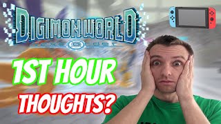 Thoughts After 1st Hour of Playing | Digimon World Next Order Nintendo Switch