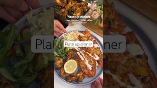 Plate up dinner 🍽️ Pizza Baguettes &amp; Chicken Niblets 🍕#food #plateup #dinner #chicken #pizza