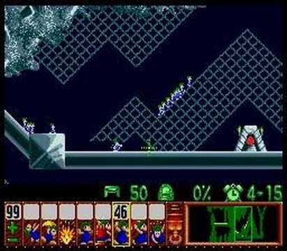 Lemmings - Fun Level 5 Solution