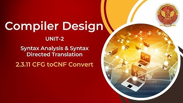 2.3.11 CFG to CNF Convert | CS603(C) |