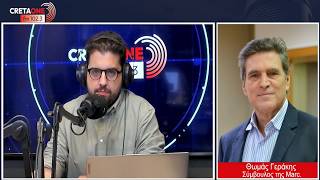Αναδιάταξη χωρίς ανατροπή στο πολιτικό σκηνικό – Όσα είπε ο Θωμάς Γεράκης στο Cretaone 102,3