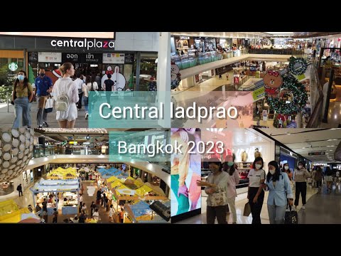 Walking at Central Plaza ladprao Shopping Mall in Bangkok Thailand เซ็นทรัลลาดพร้าว