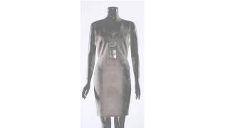 Wholesale Women Deep Plunge Mini Dress Nude 6-14 £6.50