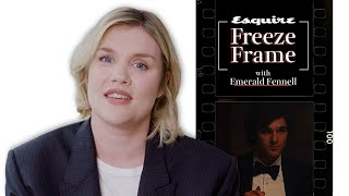 Emerald Fennell Breaks Down &#39;Saltburn&#39; and Defends Jacob Elordi&#39;s Eyebrow Piercing | Freeze Frame