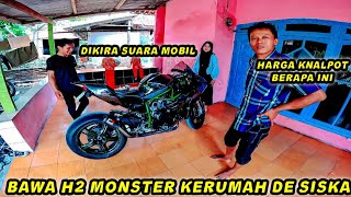 BAWA MOGE NINJA H2 KERUMAH PACAR‼️DIKIRA SUARA MOBIL