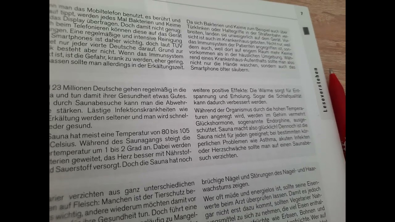 telc b2 leseverstehen teil 1