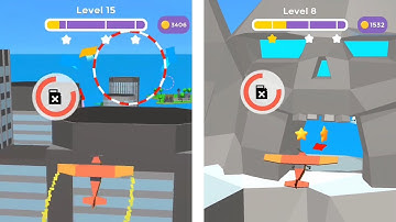 Crash Landing 3D Levels 1-20 Voodoo IOS Gameplay