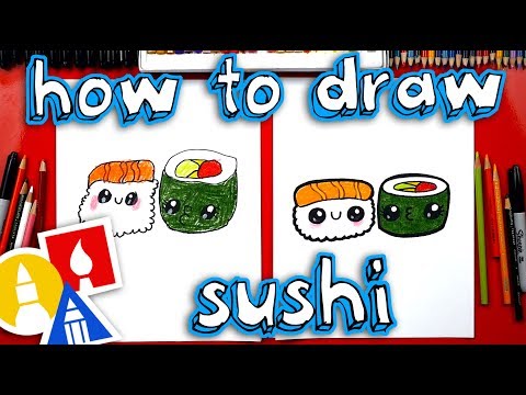 How To Draw Cartoon Sushi