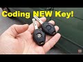 BMW E46 project car! how to code new key! P4