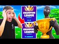 13 Year Old Reaches Champions Division In Arena Fortnite! (RAGE)