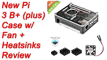iUniker Raspberry Pi 3 B+ Case w/ Fan & Heatsinks - Overclock Test