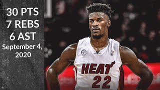 Jimmy Butler 30 PTS 7 REBS 6 AST |Heat vs Bucks| NBA Playoffs 9/04/20