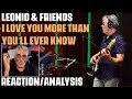 I love you more than youll ever know bst cover by leonid  friends reactionanalysis