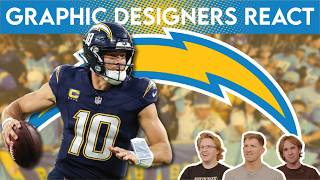Graphic Designers React to WORST & BEST NFL Logos | Browns, Chargers, Titans
