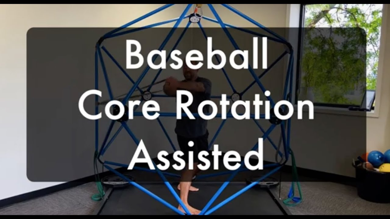 Baseball Core Rotation Assisted - YouTube