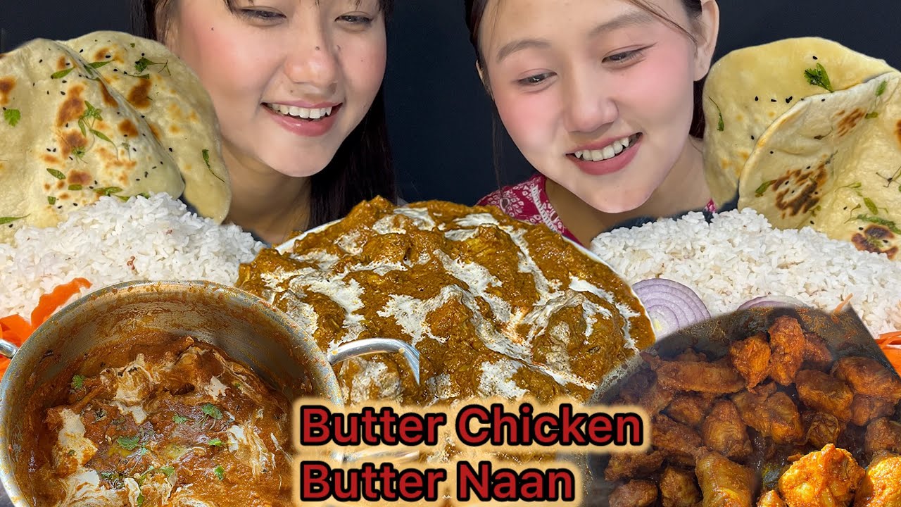 ПРИГОТОВЛЕНИЕ И Употребление 🇮🇳 ИНДИЙСКОЙ КУРИЦЫ В МАСЛЕ И 🧈ЛАПШИ НААН С МАСЛОМ || НЯМ!😍|| СЕВЕРО...