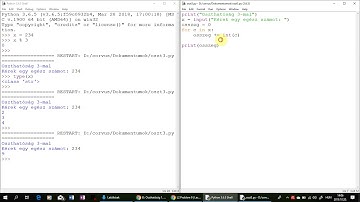 String bejárása ciklussal - Python