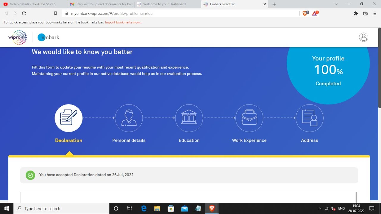how-to-fill-wipro-background-verification-form-wipro-bgv-form-filling
