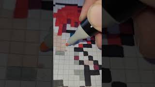 Pixel Art de My Hero Academia.Primera entrega Shoto Todoroki#pixelart #danpx #dankpixel #anime #mha