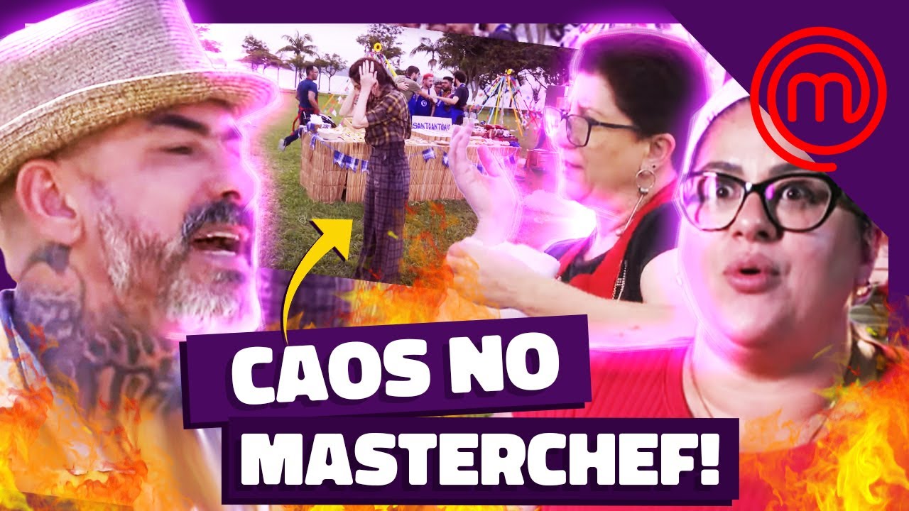 MASTERCHEF: TRETAS E ROUBALHEIRA NA PRIMEIRA PROVA EXTERNA EM GRUPO! EP 05 | TEMP 09 | Virou Festa