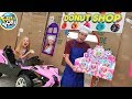 Box Fort Drive Thru Donut Shop! Driving Cars Buying Pikmi Pops Doughmi Toys!