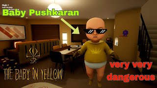 Baby Pushkaran Funny gameplay|Baby in Yellow