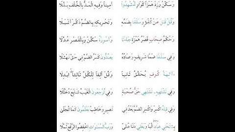 الشاطبية مكررة 10مرات من 1021الى 1030بصوت القارئ كمال المروش