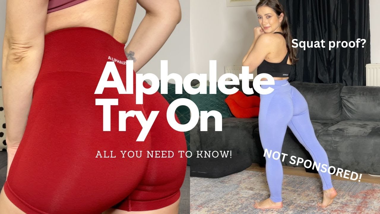 New Leggings purchases/Alphalete,Bombshell,Women's Best/4K and squat test 